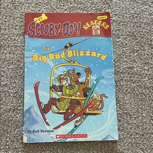 Scholastic Scooby-Doo! Readers: The Big Bad Blizzard - Blue and Red Cover